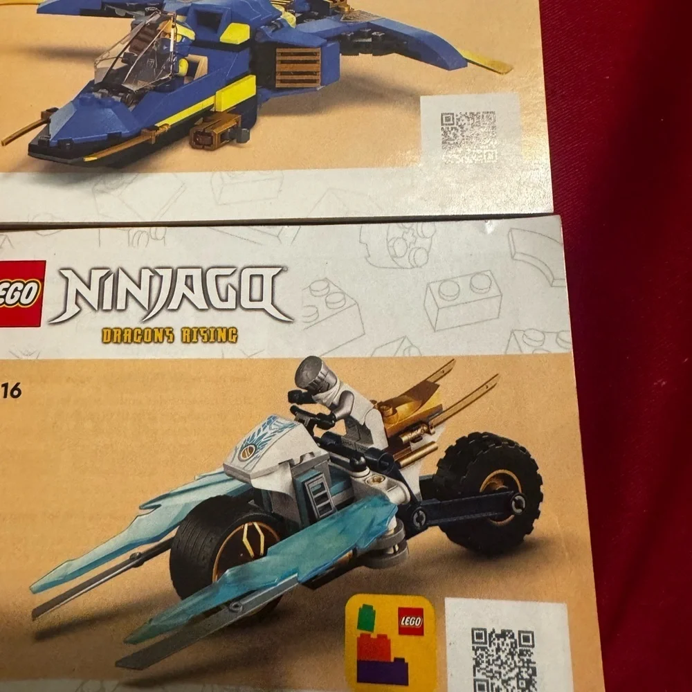 Lego Instruction Manual Book LEGO Ninjago 71816 Zane's Ice Motorcycle And 71784